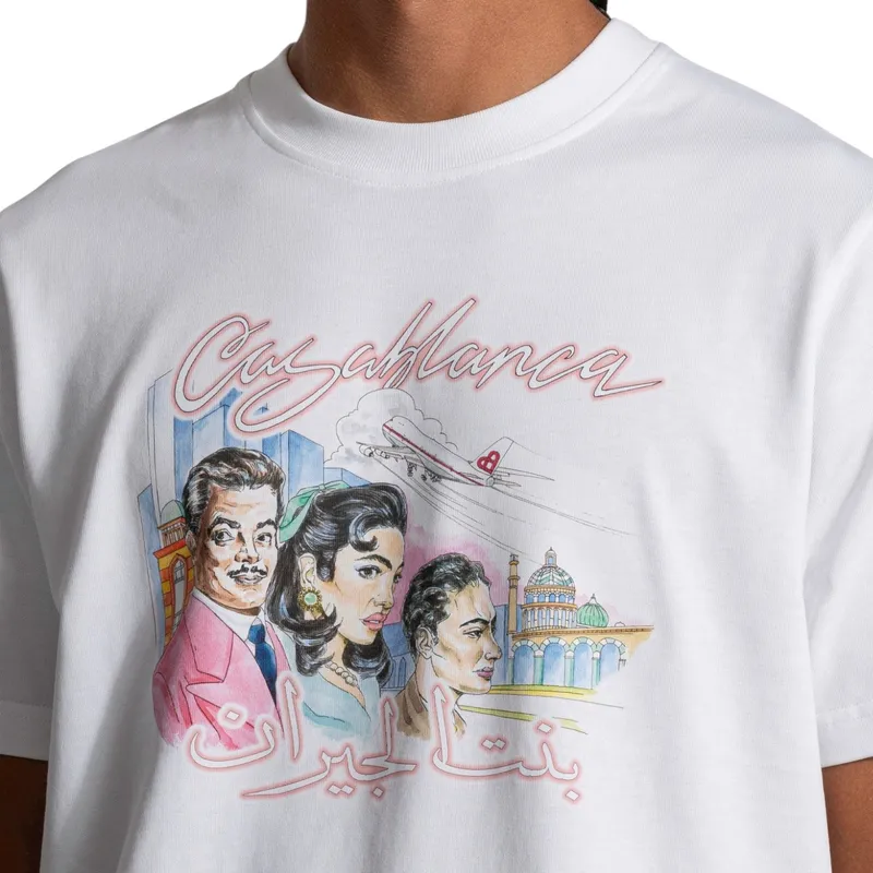 casablanca mens t shirts la liaison printed top3