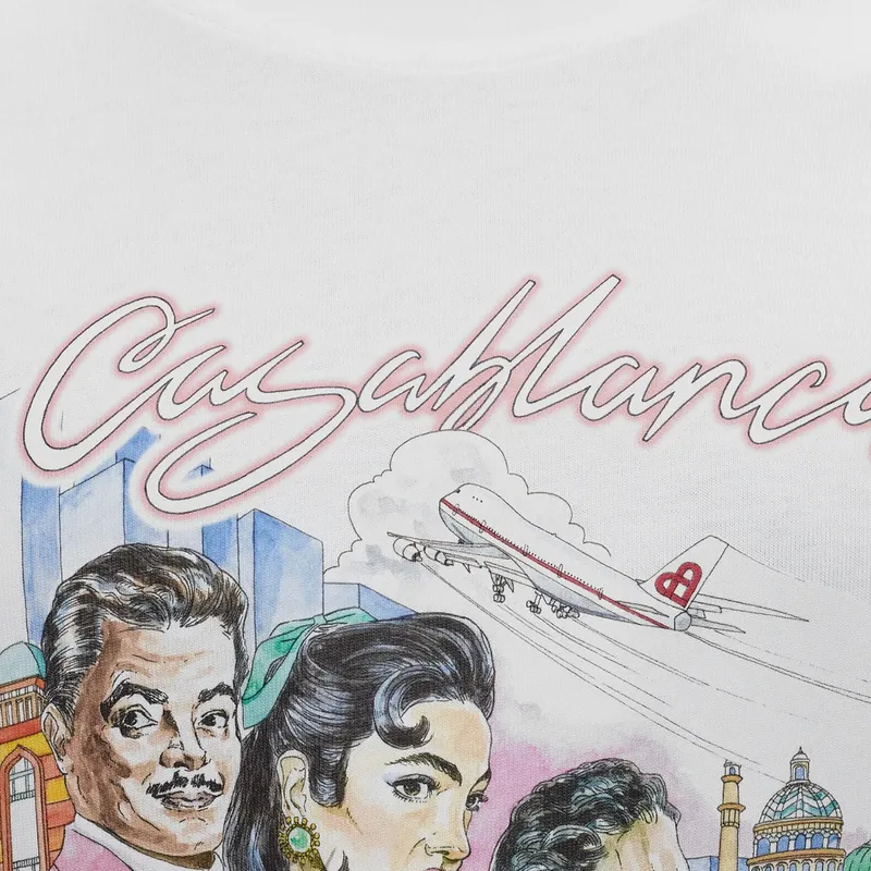 casablanca mens t shirts la liaison printed top5