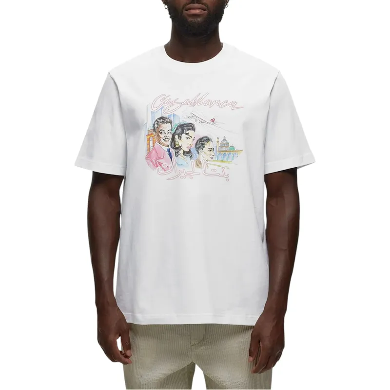 casablanca mens t shirts la liaison printed top7