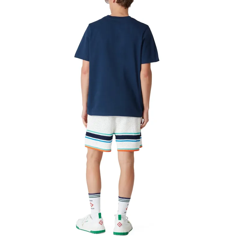 casablanca mens t shirts tennis club tops navy4