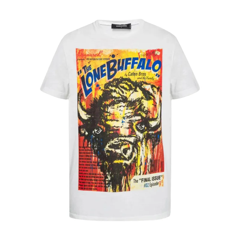 dsquared2 mens t shirts casual cotton white tops0