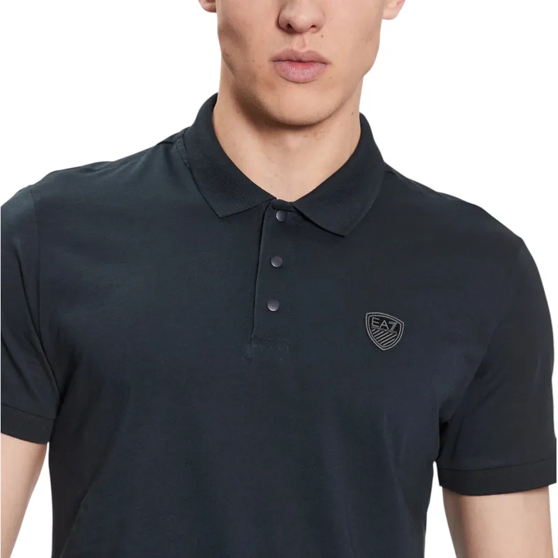 emporio armani ea7 mens polo shirts jersey cotton polo2