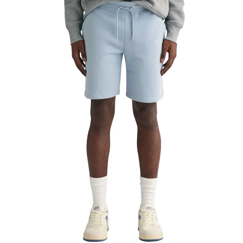 gant shield drawstring sweat shorts half pants blue2