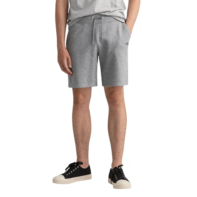 gant shield drawstring sweat shorts half pants grey2