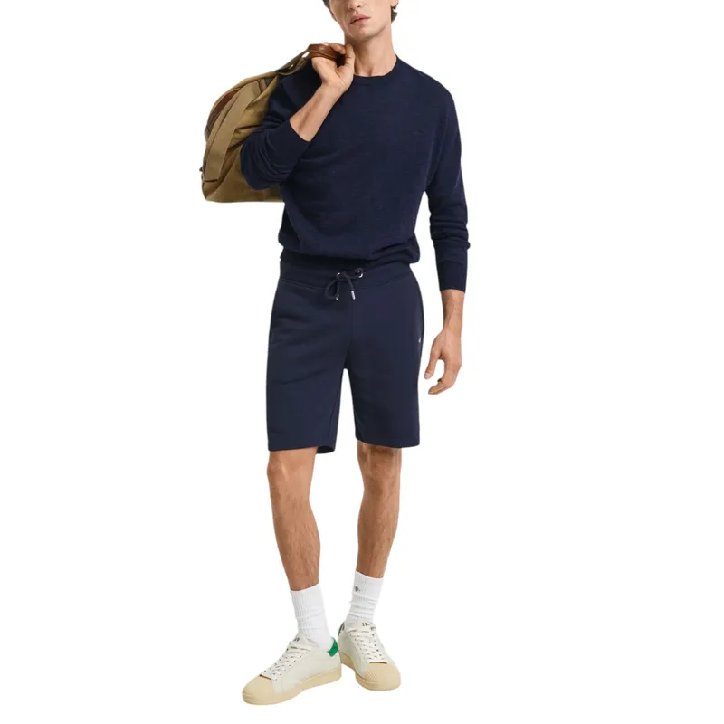 gant shield drawstring sweat shorts half pants navy1