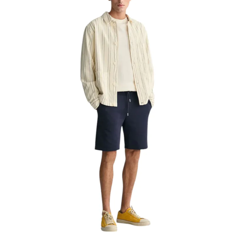gant shield drawstring sweat shorts half pants navy4
