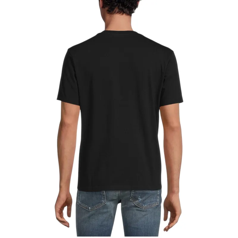 kenzo 5ts020 mens t shirts black and orange3
