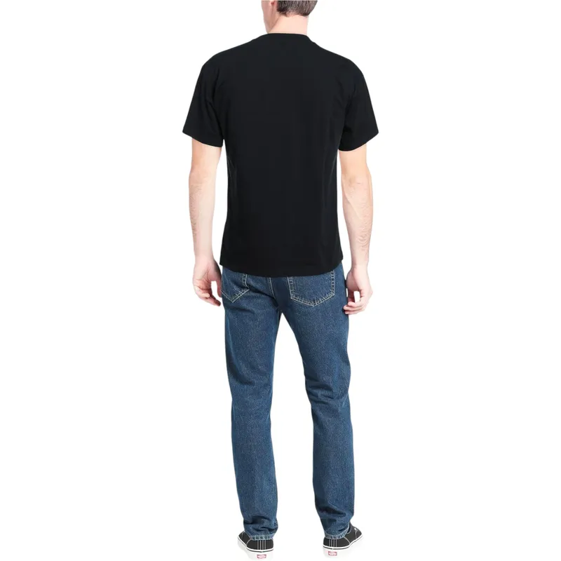 kenzo 5ts020 mens t shirts black and orange4