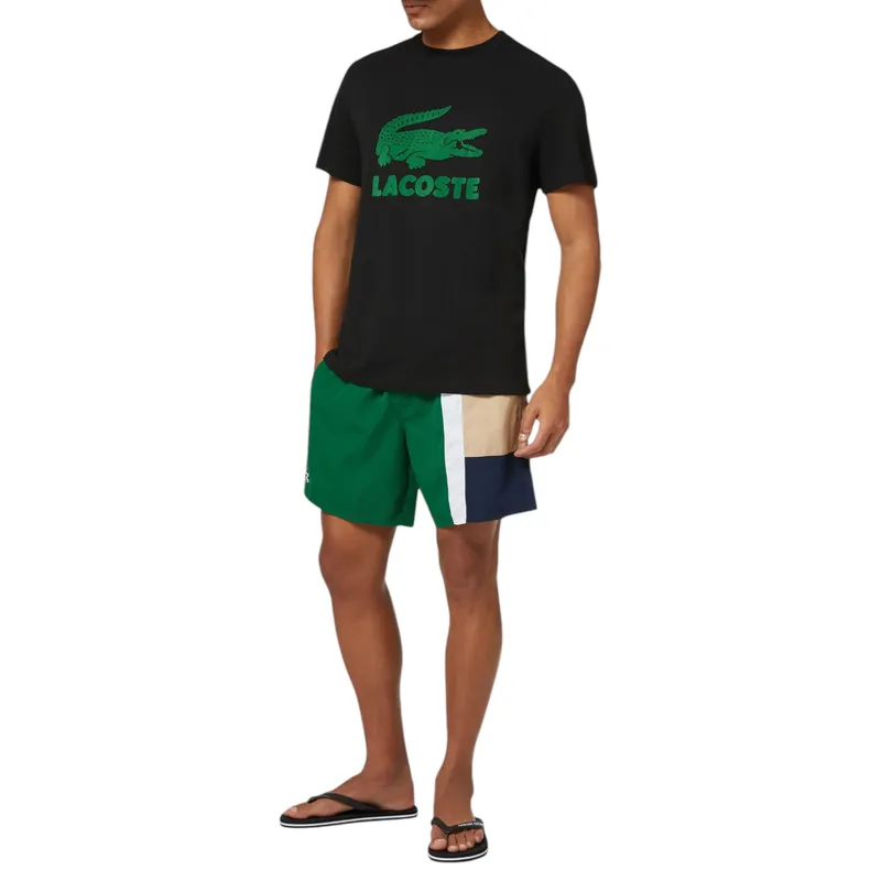 lacoste mens shorts mh2451 swimwear quick dry beach shorts0