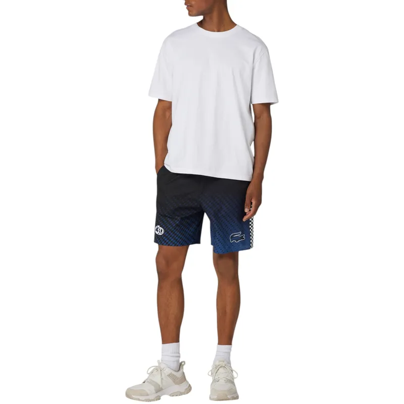 lacoste mens shorts mh5643 swimwear blue and black0