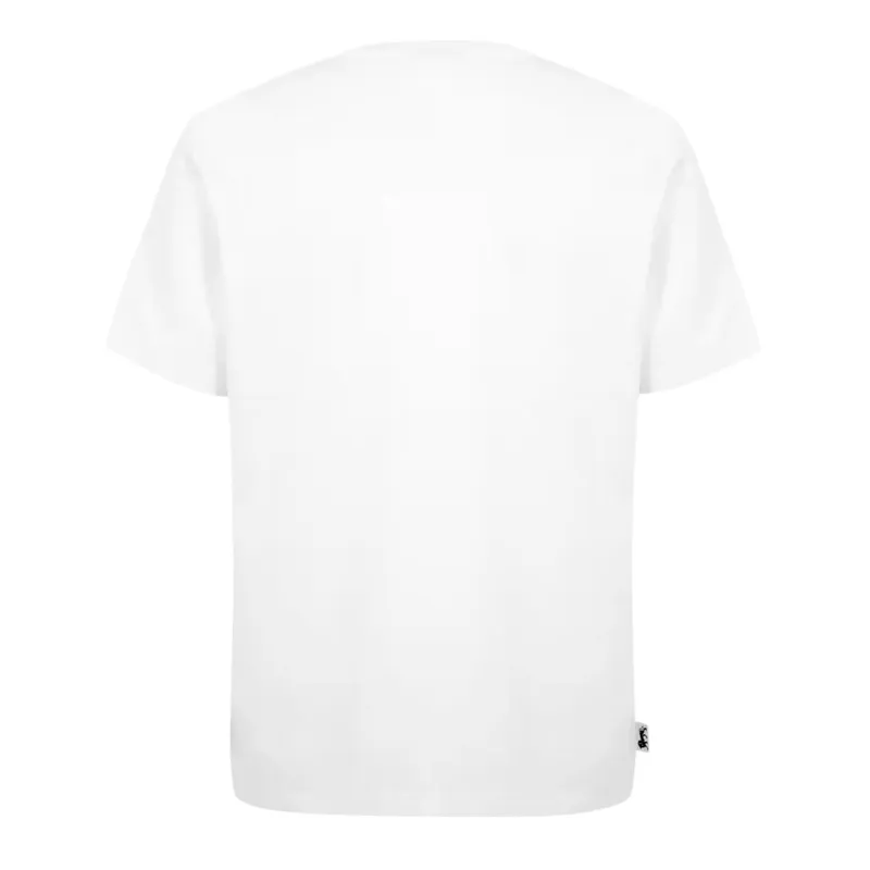 lonsdale mens t shirts essential logo summer basic tee white3