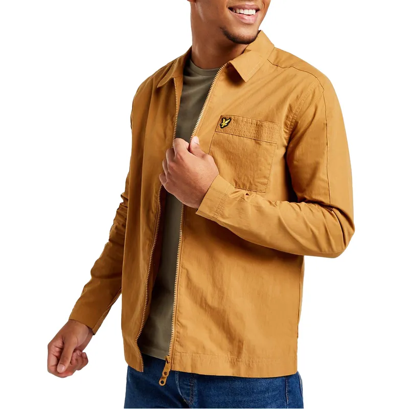 lyle and scott mens jacket ottoman overshirt1
