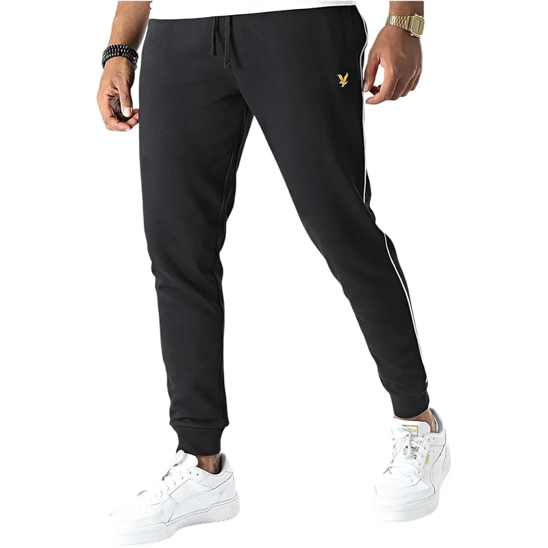 lyle & scott mens jogger bottom sweatpant black4
