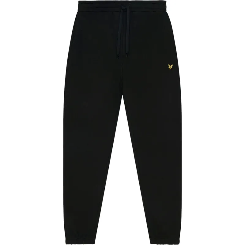 lyle & scott mens jogger fleece bottom sweatpants black1
