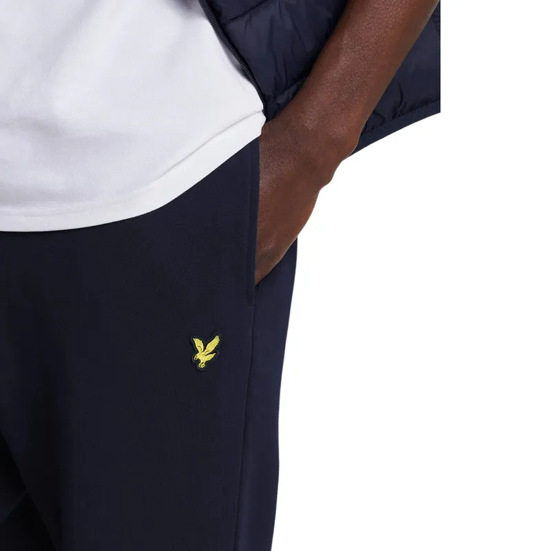 lyle & scott mens jogger fleece bottom sweatpants dark navy1