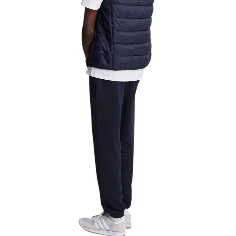 lyle & scott mens jogger fleece bottom sweatpants dark navy2