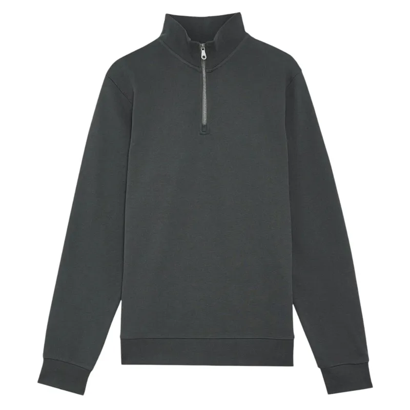lyle & scott mens loopback half zip high neck jumper winter plain sweatshirt top0