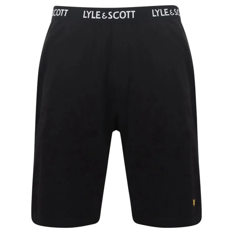lyle & scott mens lounge set t-shirt shorts summer sleepwear1