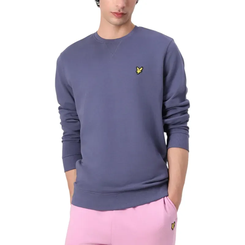 lyle & scott mens ml424vog jumpers crew neck sweatshirts cool indego2