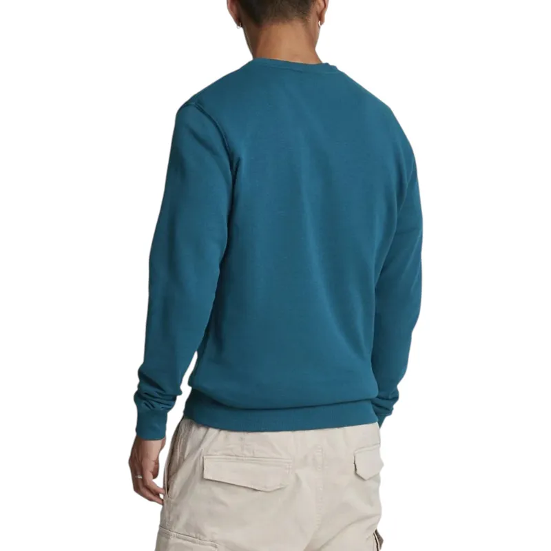 lyle & scott mens ml424vog jumpers crew neck sweatshirts deep water0