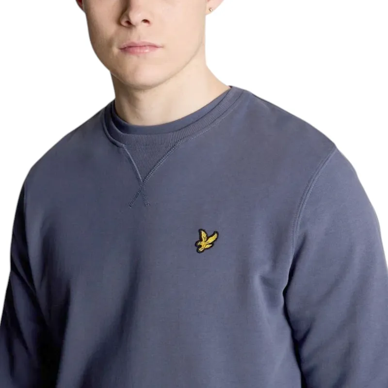 lyle & scott mens ml424vog jumpers crew neck sweatshirts graystone2