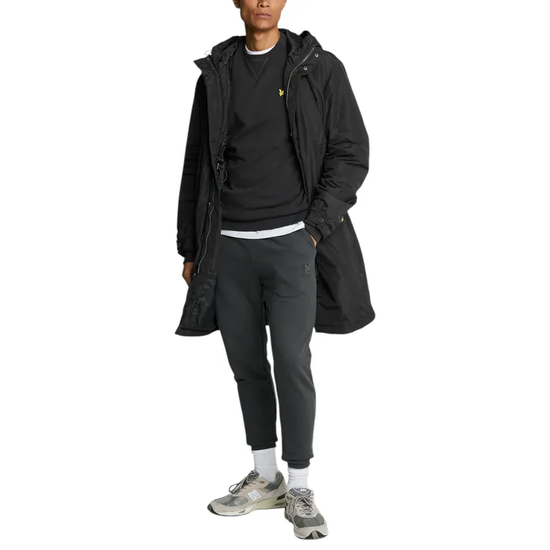 lyle & scott mens ml424vog jumpers crew neck sweatshirts gunmetal1