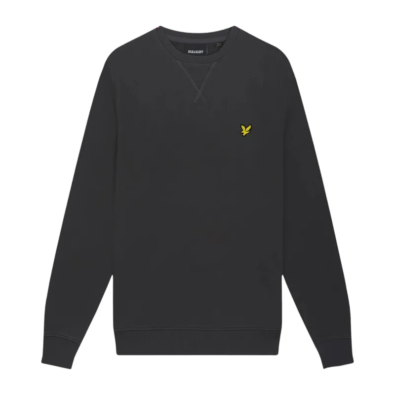 lyle & scott mens ml424vog jumpers crew neck sweatshirts gunmetal3