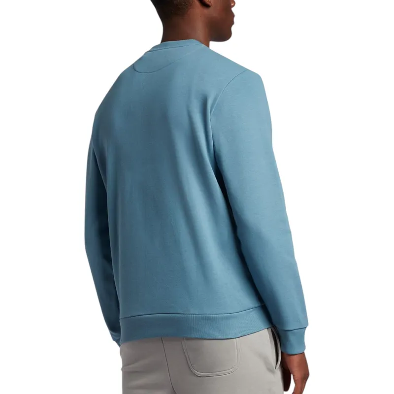 lyle & scott mens ml424vog jumpers crew neck sweatshirts ocean sky0