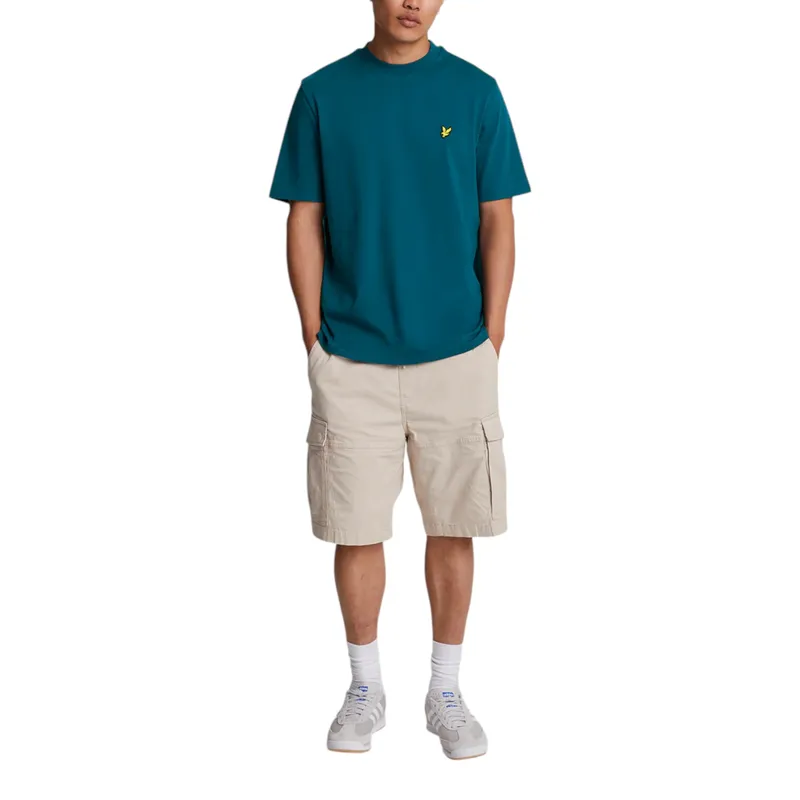 lyle & scott mens short sleeve t shirts crew neck tee apres navy1