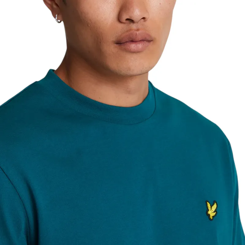 lyle & scott mens short sleeve t shirts crew neck tee apres navy2