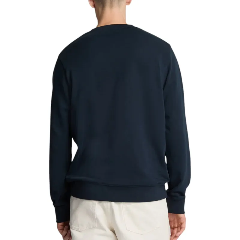 lyle & scott mens sweatshirt ml2291v pullover jumper dark navy 3