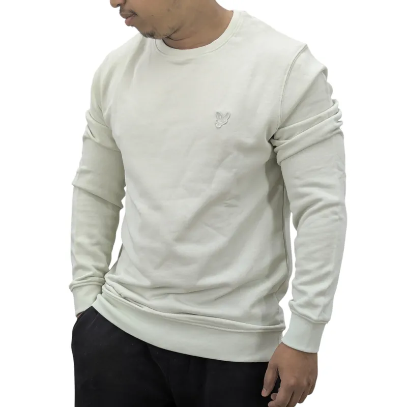 lyle & scott mens sweatshirt pullover plain jumper1