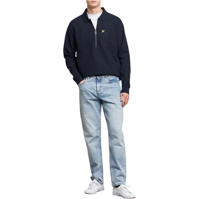 lyle & scott mens sweatshirt quarter zip mens jumpers0