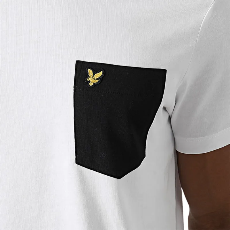lyle & scott mens t shirts pocket logo crew neck top1