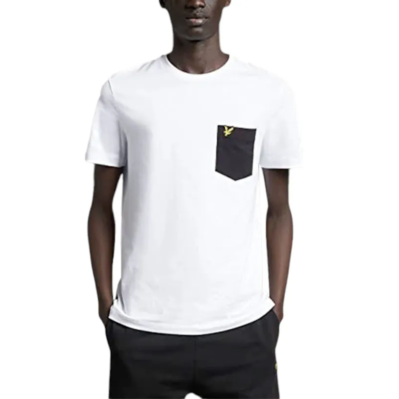 lyle & scott mens t shirts pocket logo crew neck top3