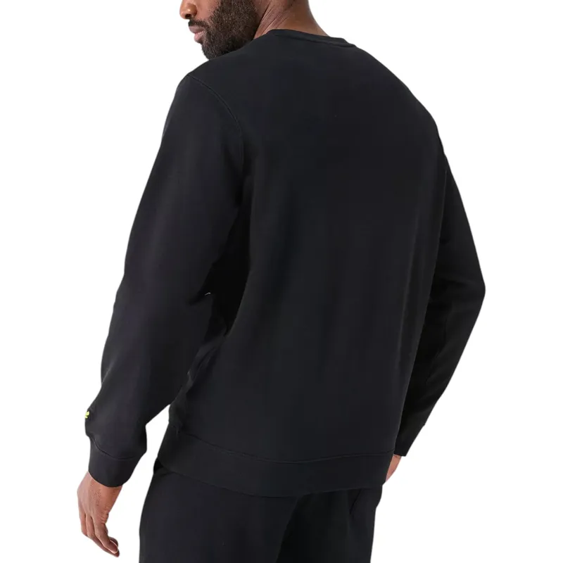 lyle & scott ml2004vi mens sweatshirt loopback cotton jumper black3