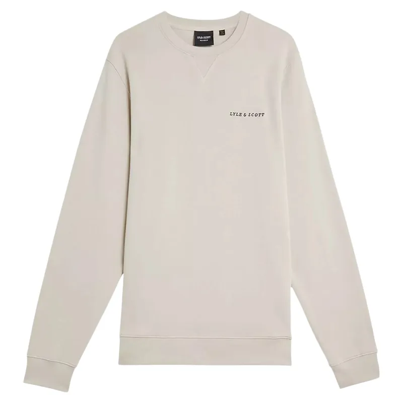 lyle & scott ml2004vi mens sweatshirt loopback cotton jumper cove0