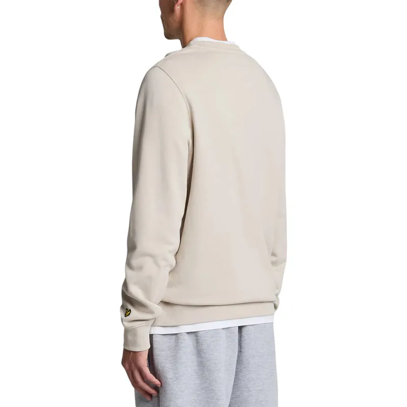 lyle & scott ml2004vi mens sweatshirt loopback cotton jumper cove2