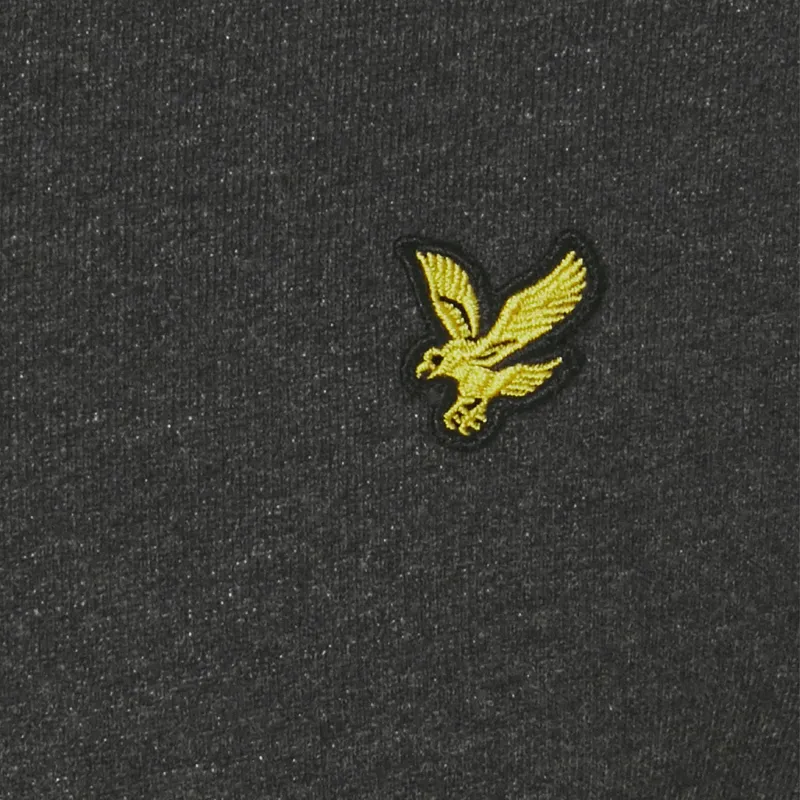 lyle and scott ml416vog men hoodies charcoal marl1