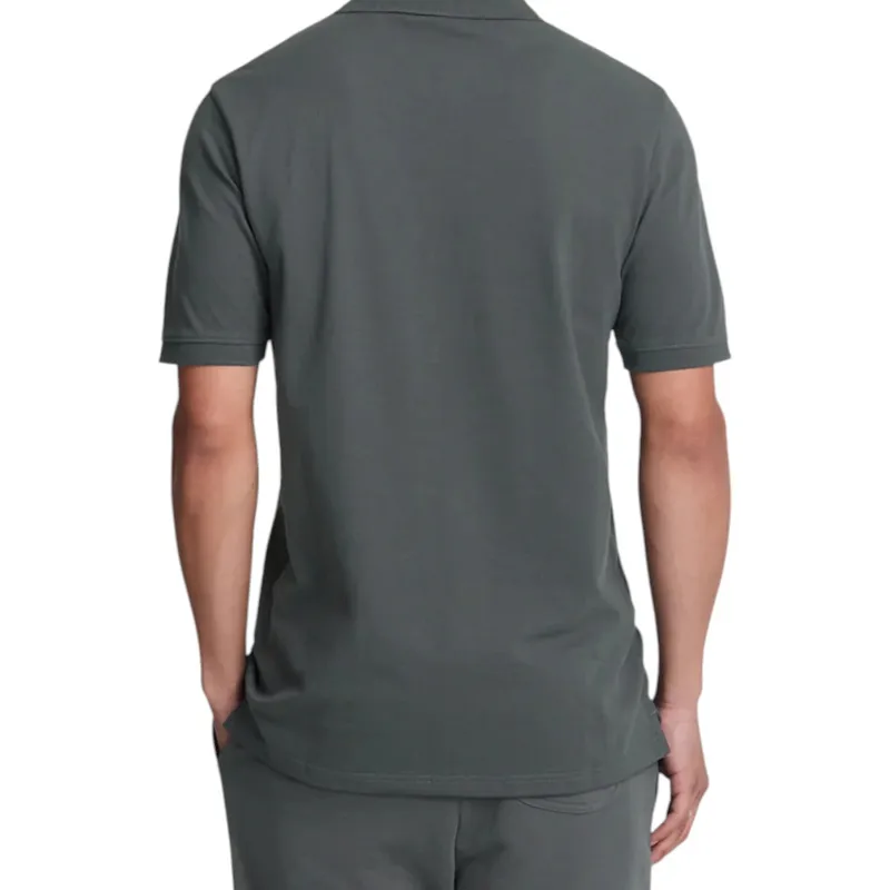 lyle & scott sp400vog mens polo shirt gun metal grey3