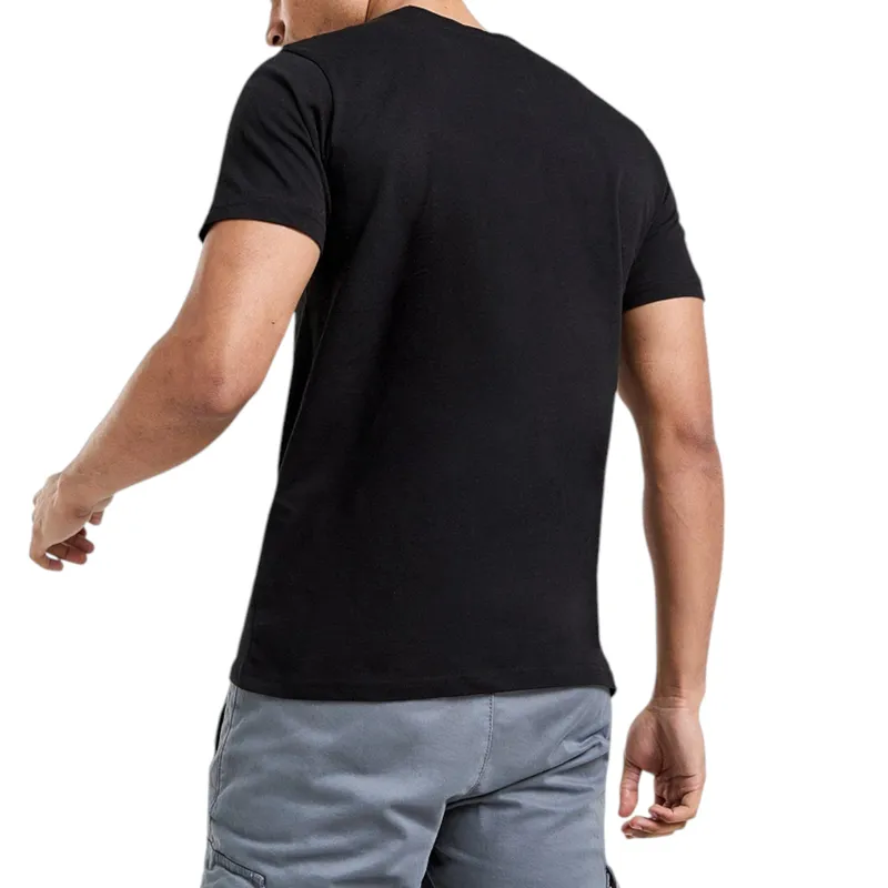 mckenzie elevated t shirt mens top cotton short sleeve black3