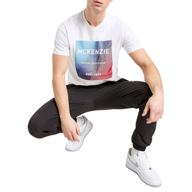 mckenzie mens graphic t shirts logo crew neck half sleeve0
