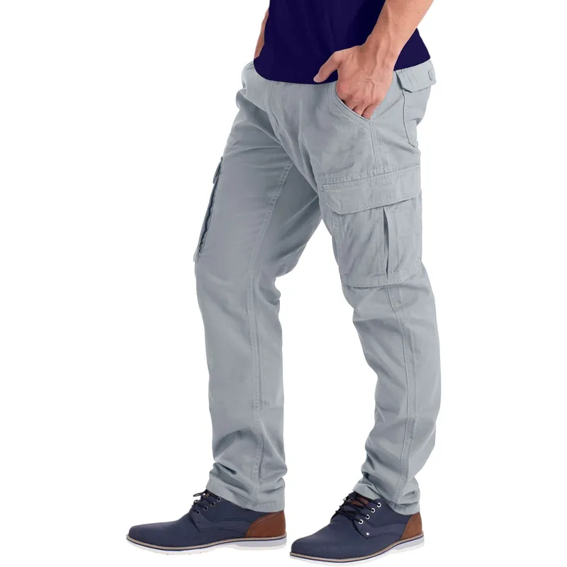 mens cargo combat pants work trousers bottom outwear ceramic grey1