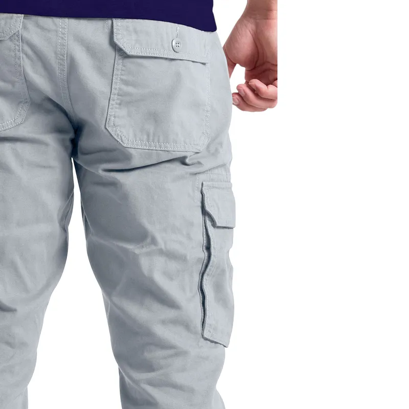 mens cargo combat pants work trousers bottom outwear ceramic grey2