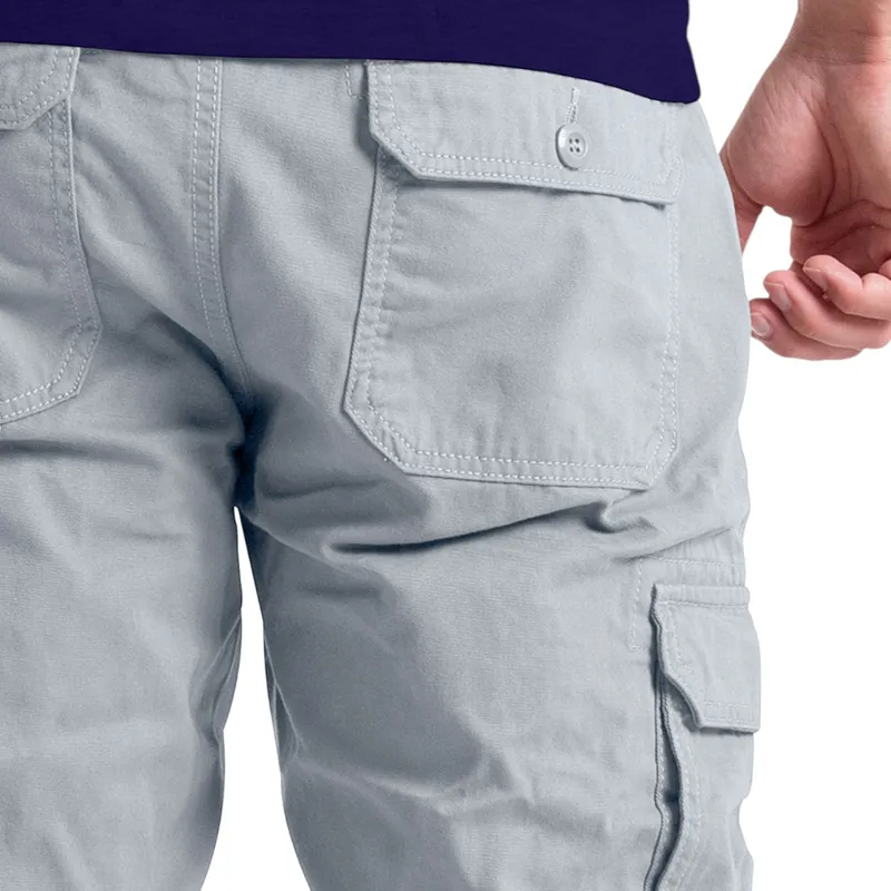 mens cargo combat pants work trousers bottom outwear ceramic grey3