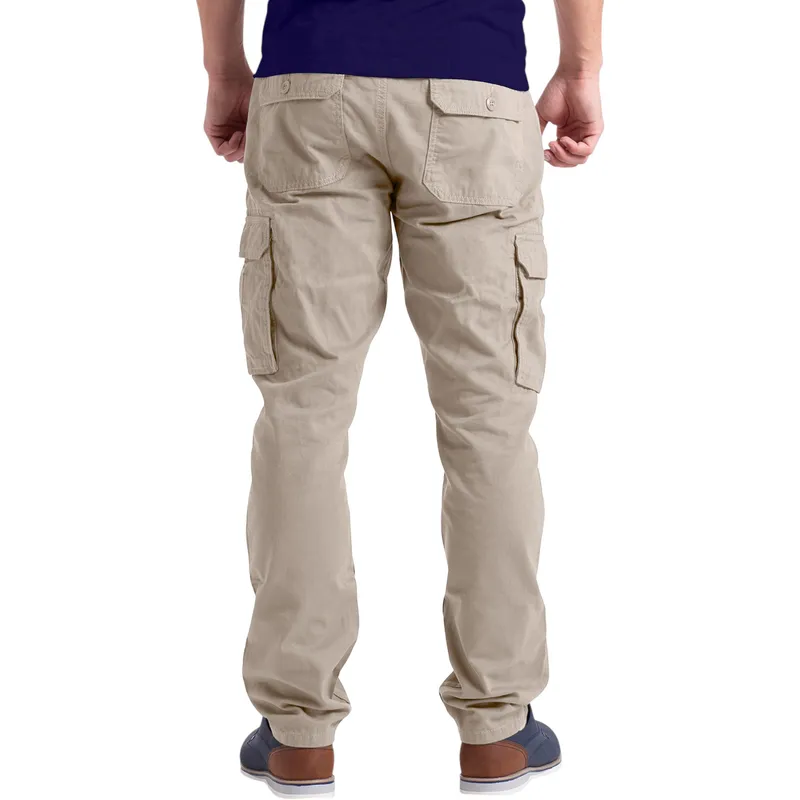 mens cargo combat pants work trousers bottom outwear oatmil0