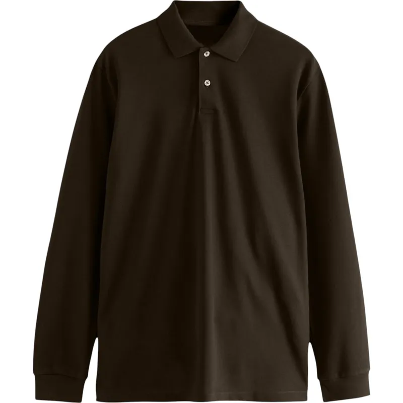 mens polo shirts long sleeve cotton top3