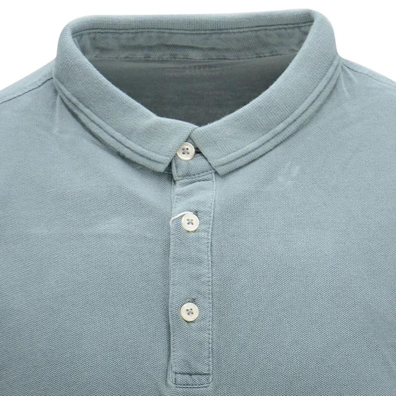 mens polo shirts uk plain cotton stretch summer tee1