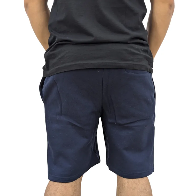mens shorts beach wear elasticated cotton stretch summer half pants navy0