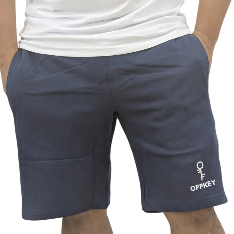 mens summer shorts casual cotton summer half pants navy3